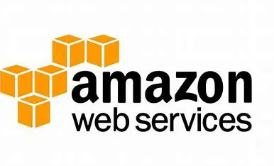 A logo of amazon web services